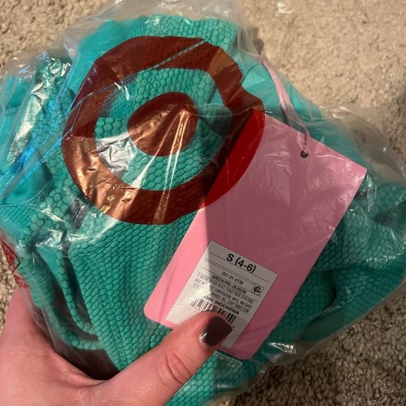 Stoney Clover Lane x Target Deep V Green One Piece - Picture 9 of 10